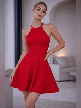 Olivia Rae Red Fit & Flare Dress